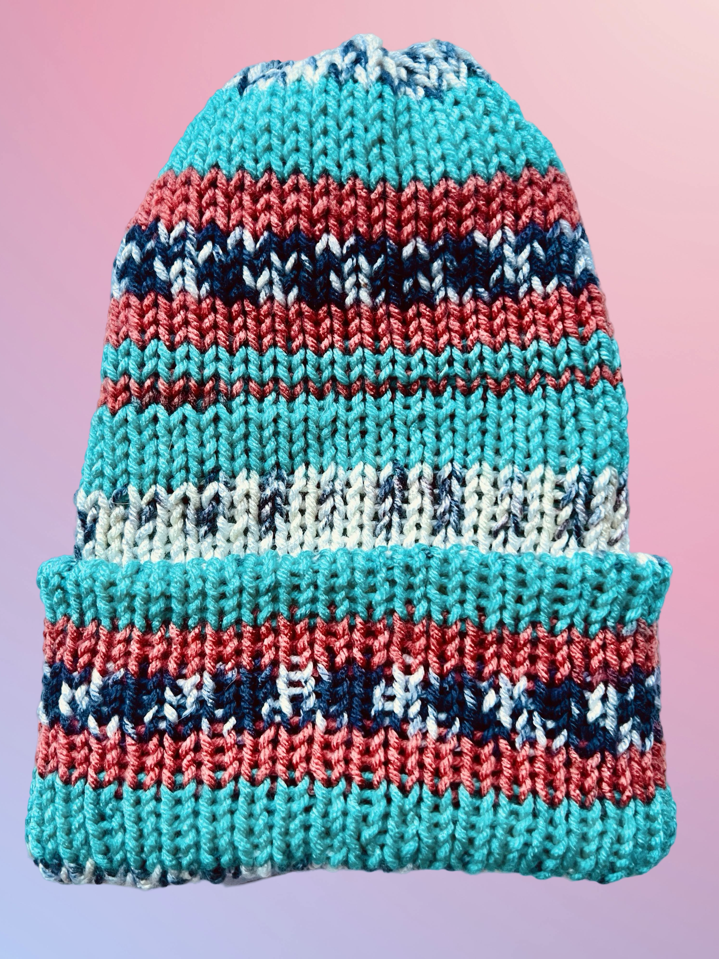 Painted Canyon Reversible Knit Beanie