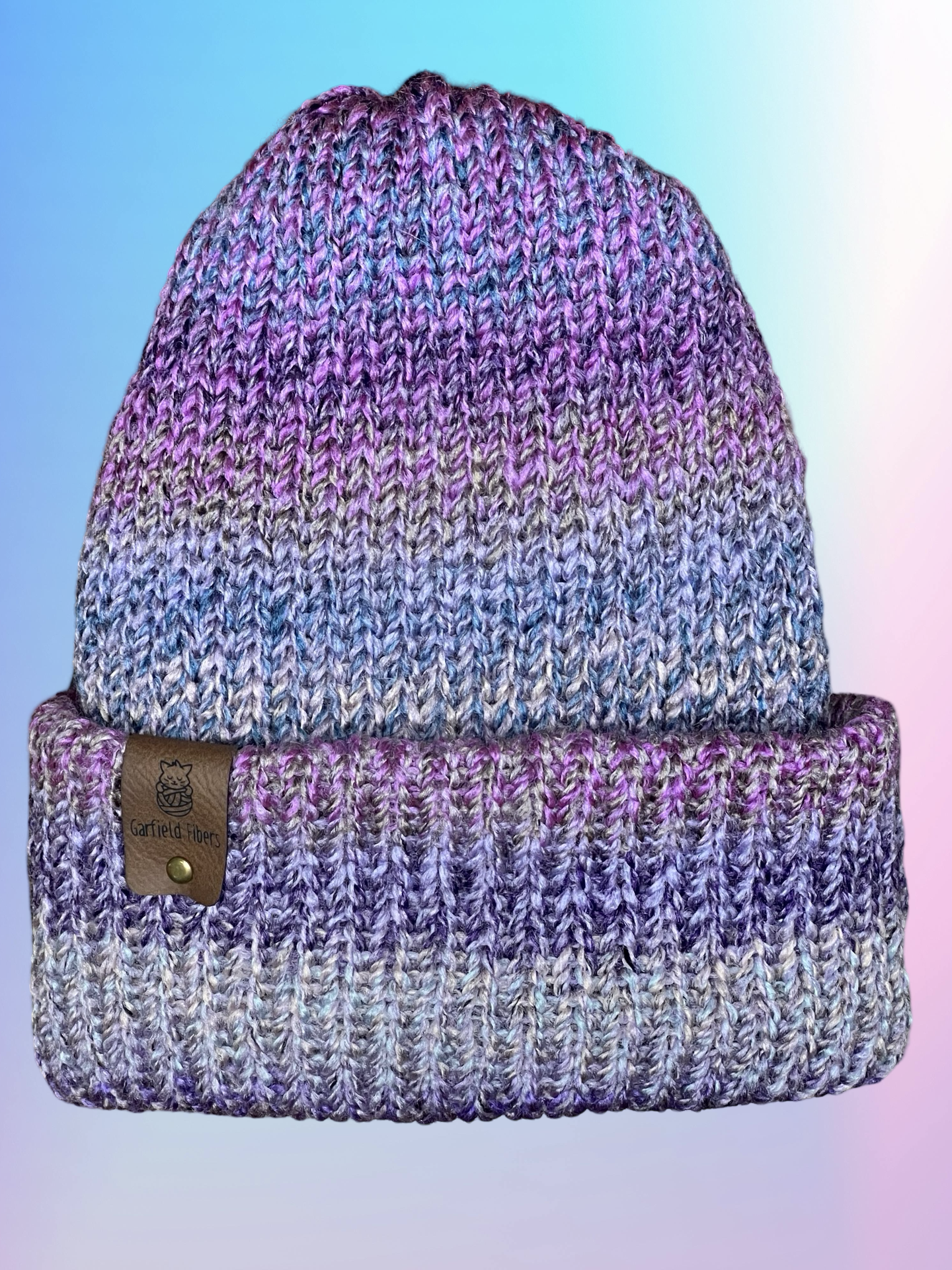 Amethyst Reversible Knit Beanie