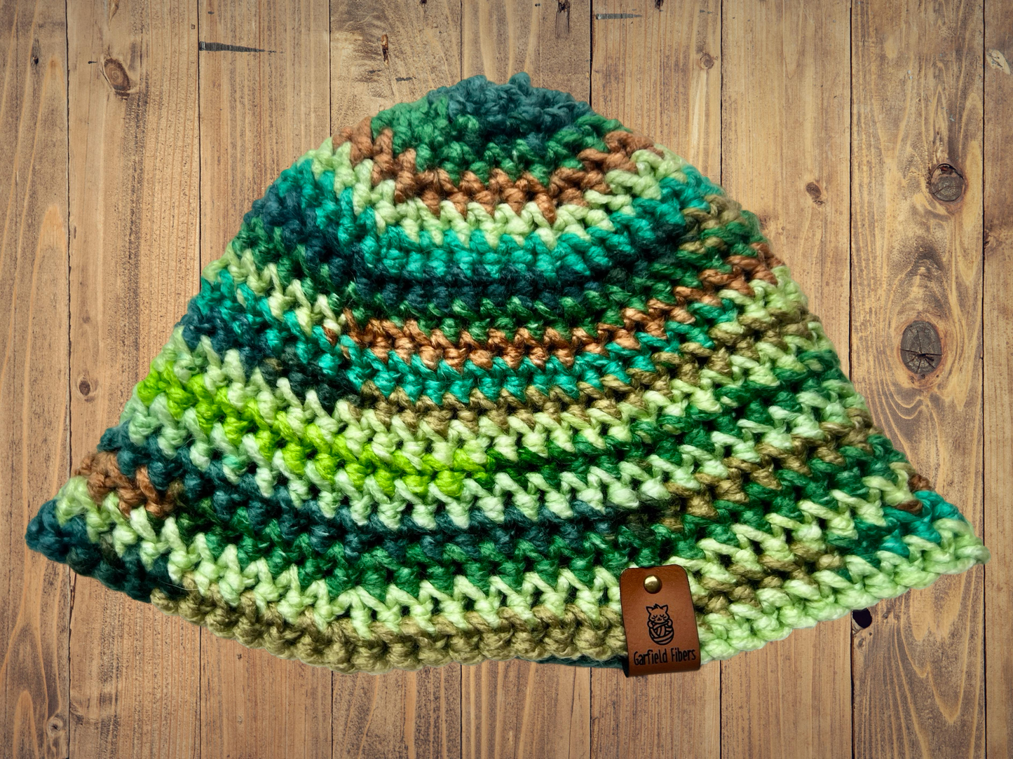 Evergreen Crochet Bucket Hat