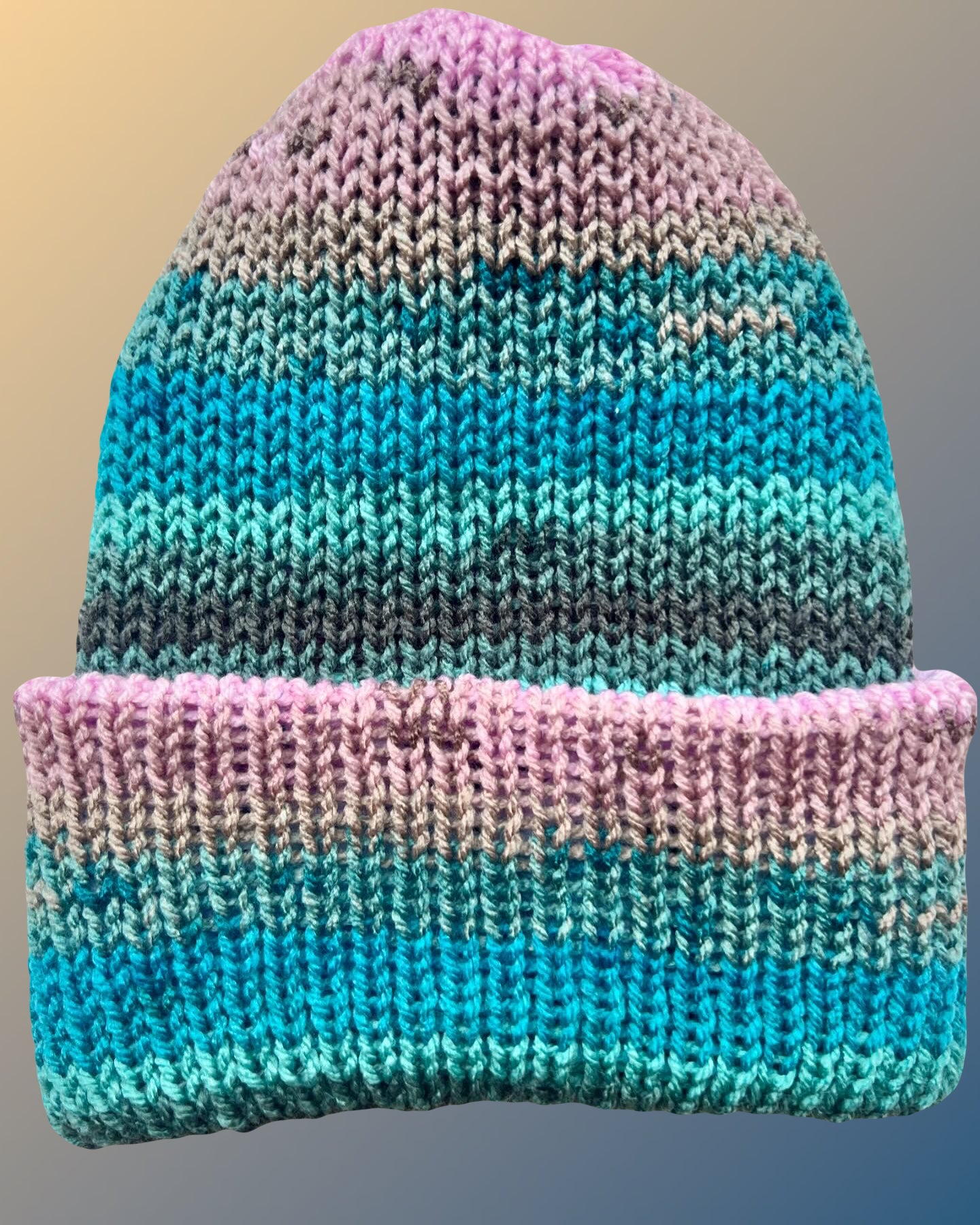 Saltwater Taffy Reversible Knit Beanie