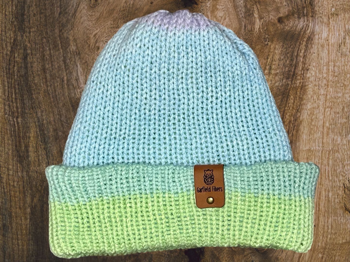 Plumbago Reversible Knit Beanie