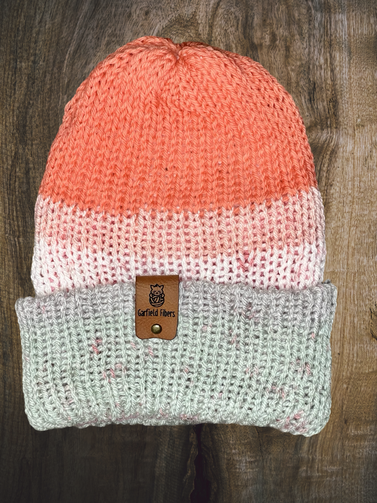 Summer Skies Reversible Knit Beanie