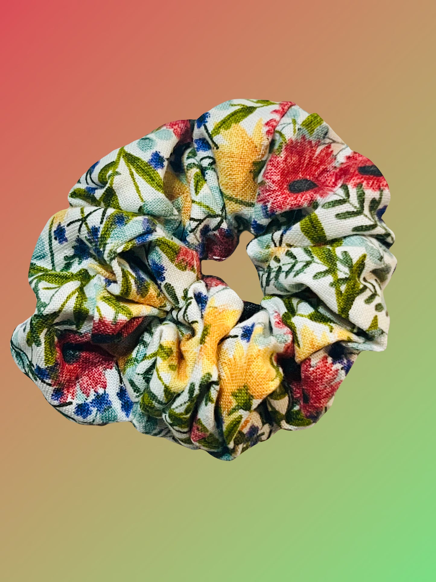 Floral Scrunchie