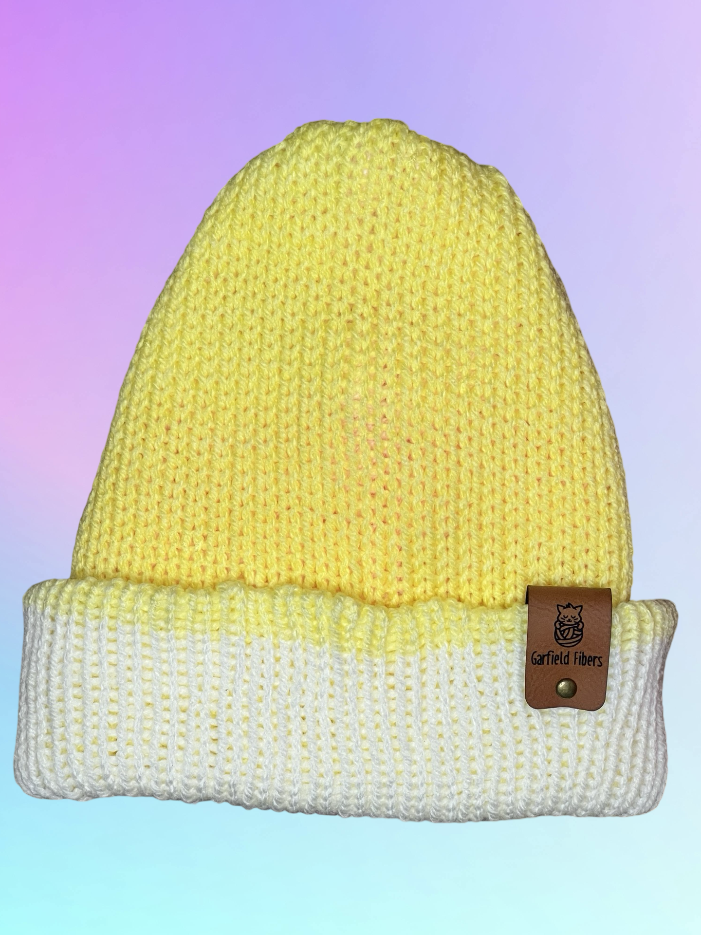 Pink Lemonade Reversible Knit Beanie