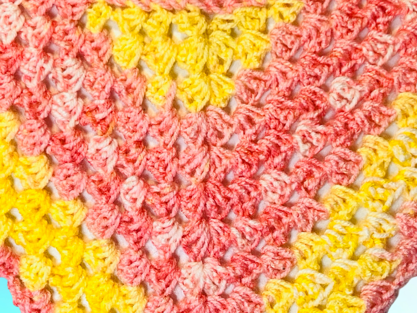 Strawberry Lemonade Crochet Bandana