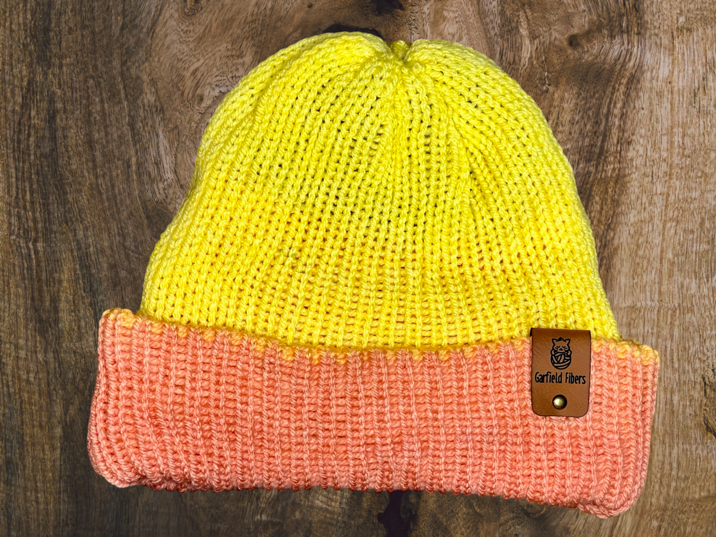 Sunset Reversible Knit Beanie