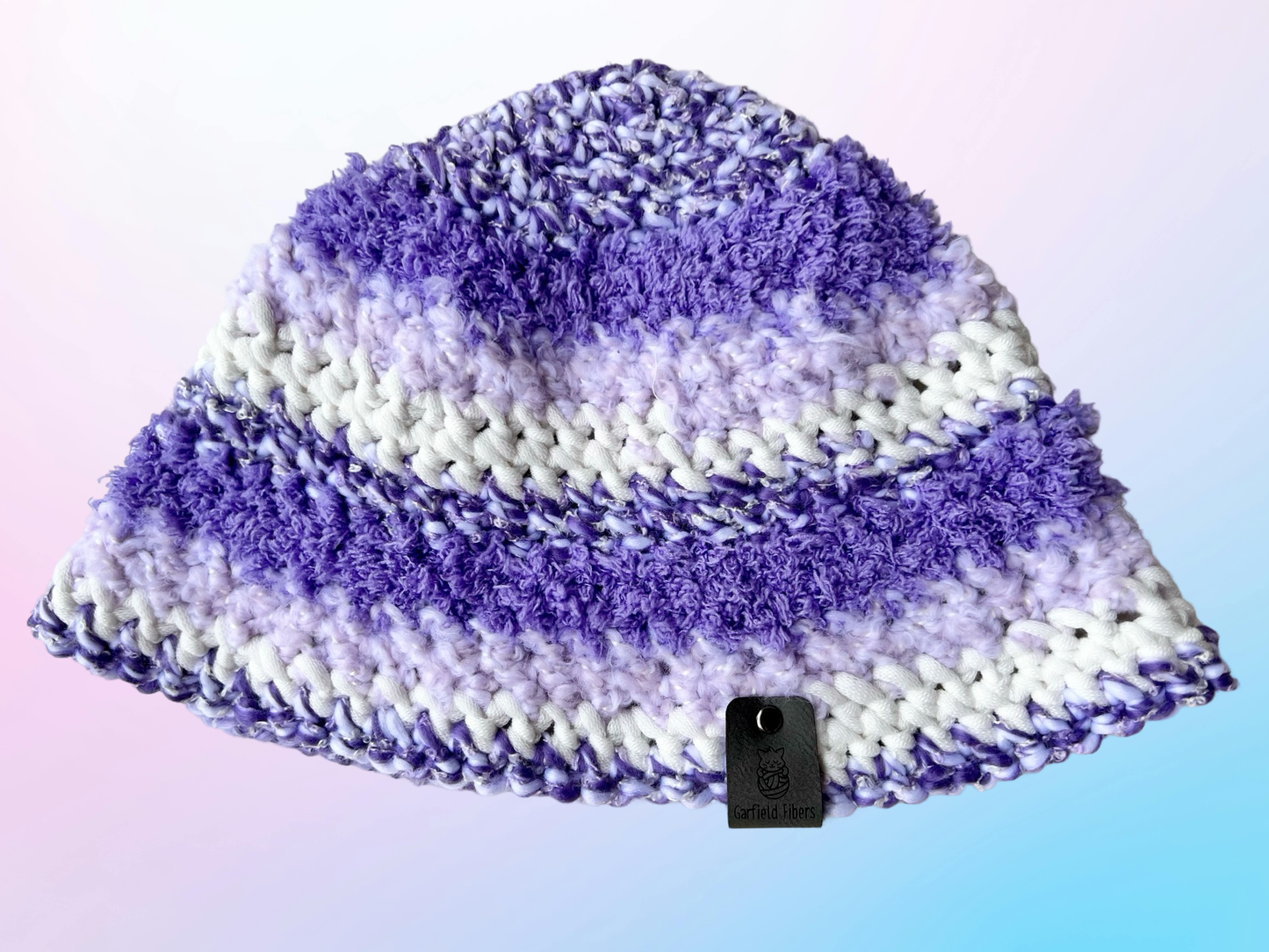 Orchid Crochet Bucket Hat