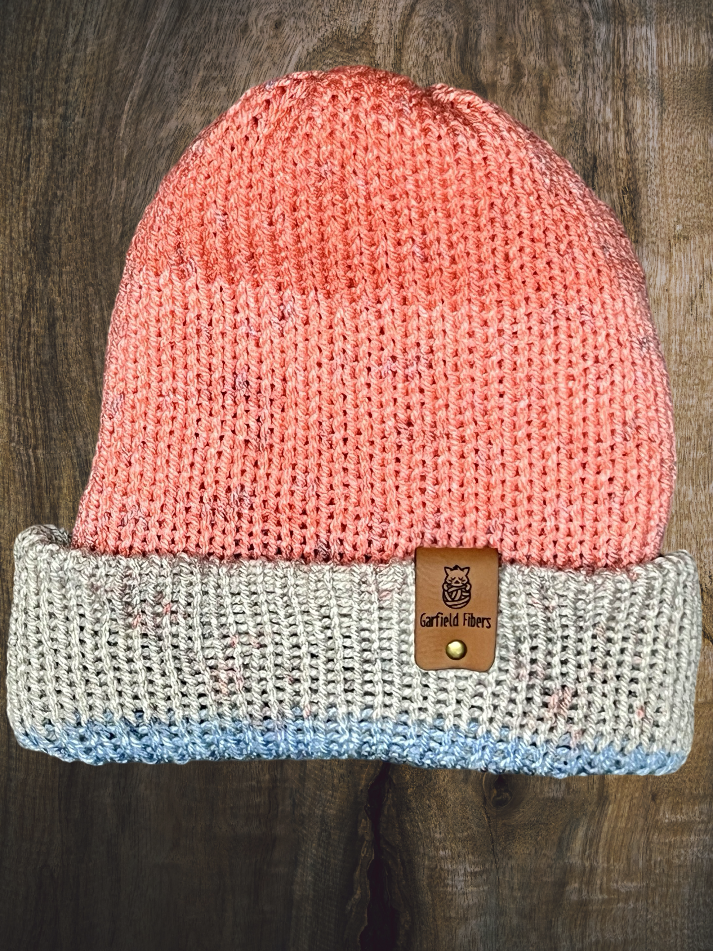 Summer Skies Reversible Knit Beanie