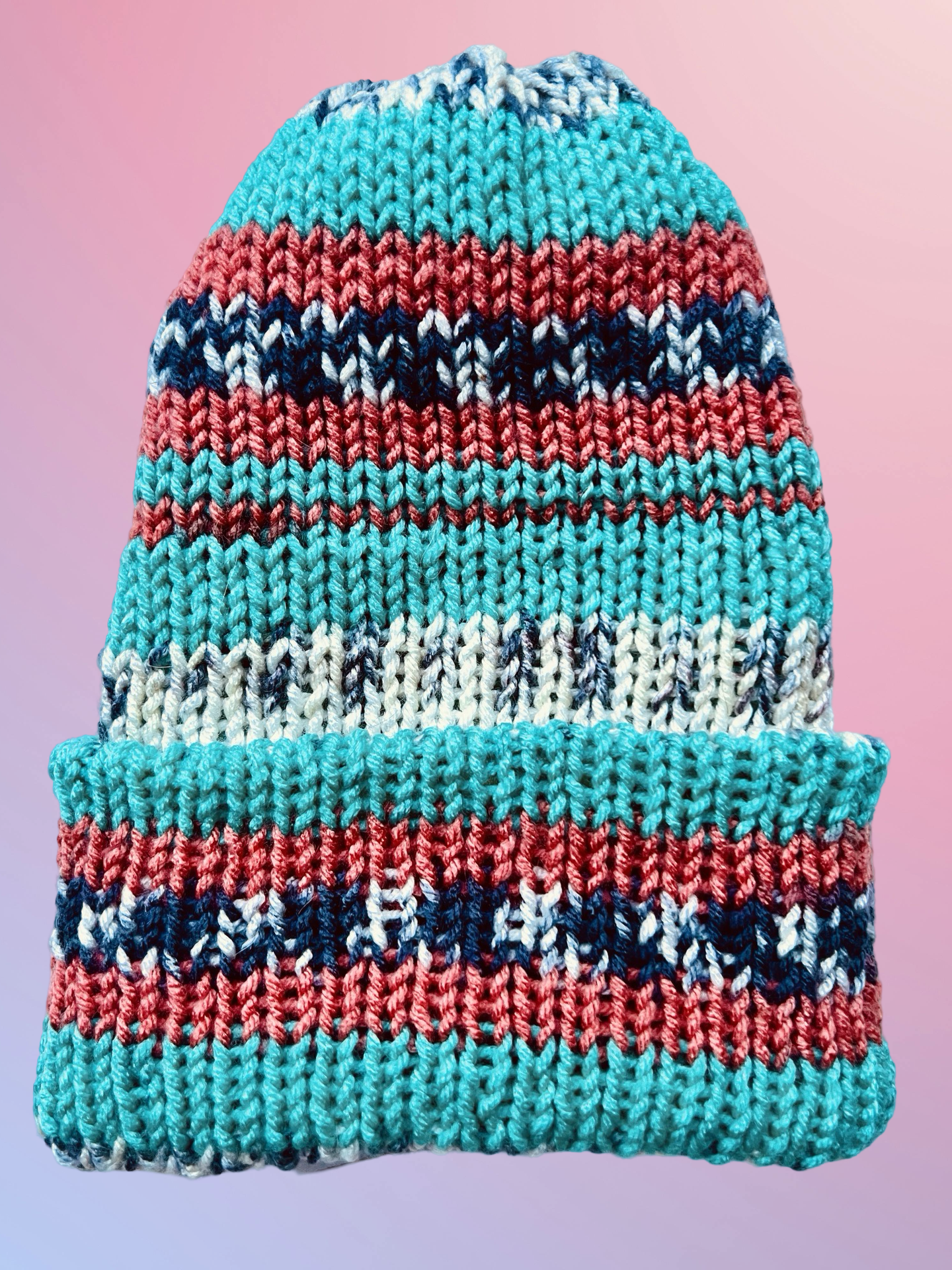 Painted Canyon Reversible Knit Beanie