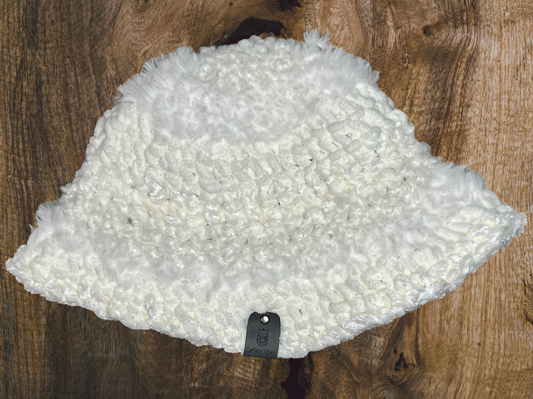 Snowfall Crochet Bucket Hat