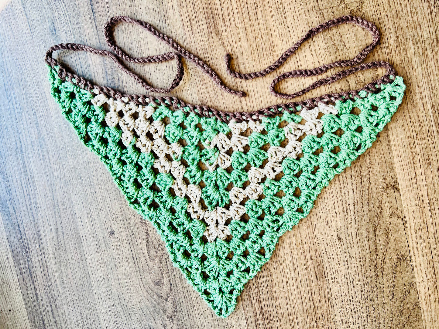 Forest Crochet Bandana