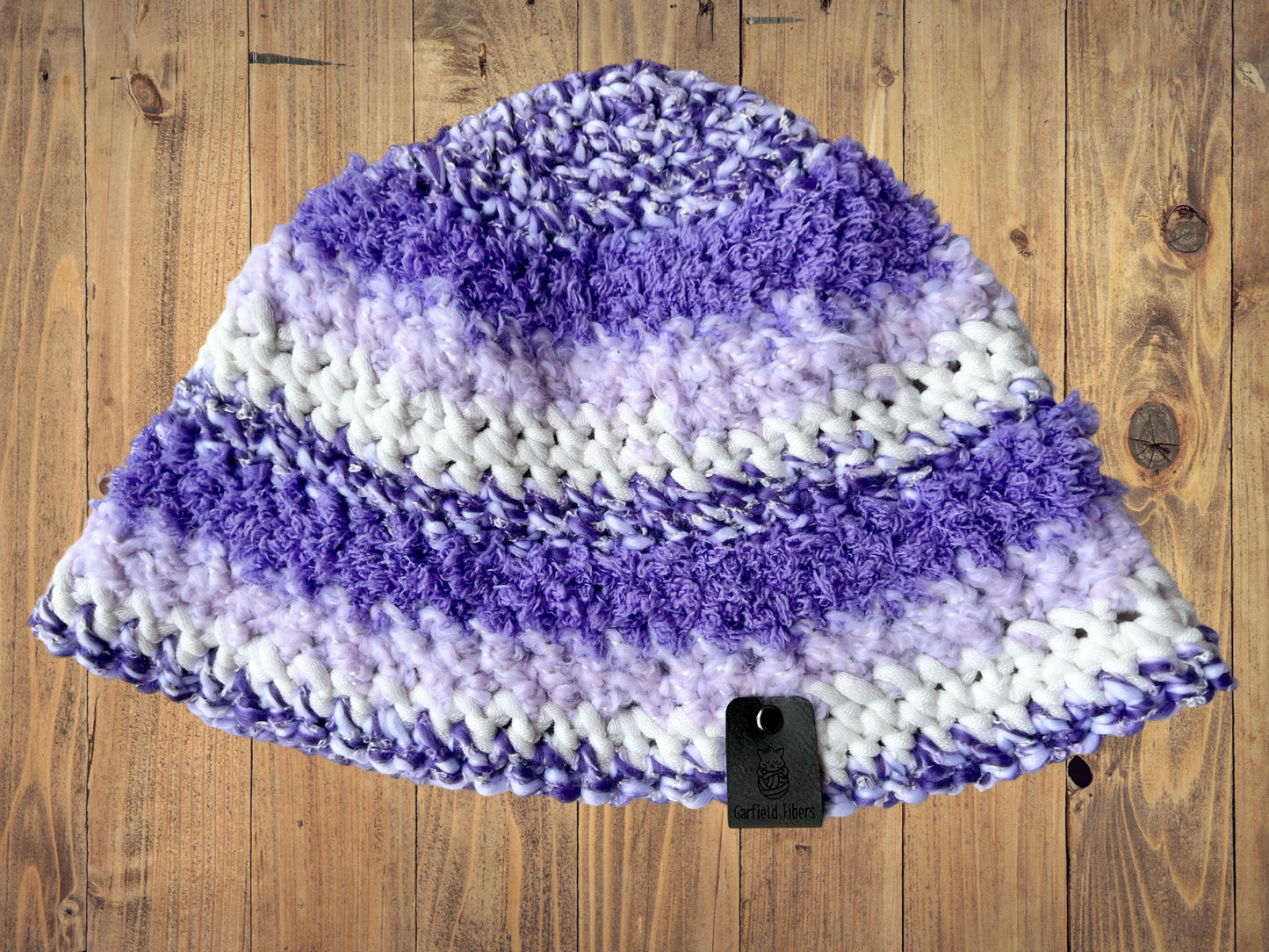 Orchid Crochet Bucket Hat