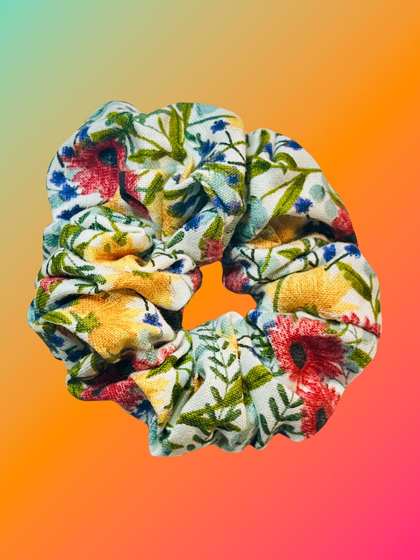 Floral Scrunchie