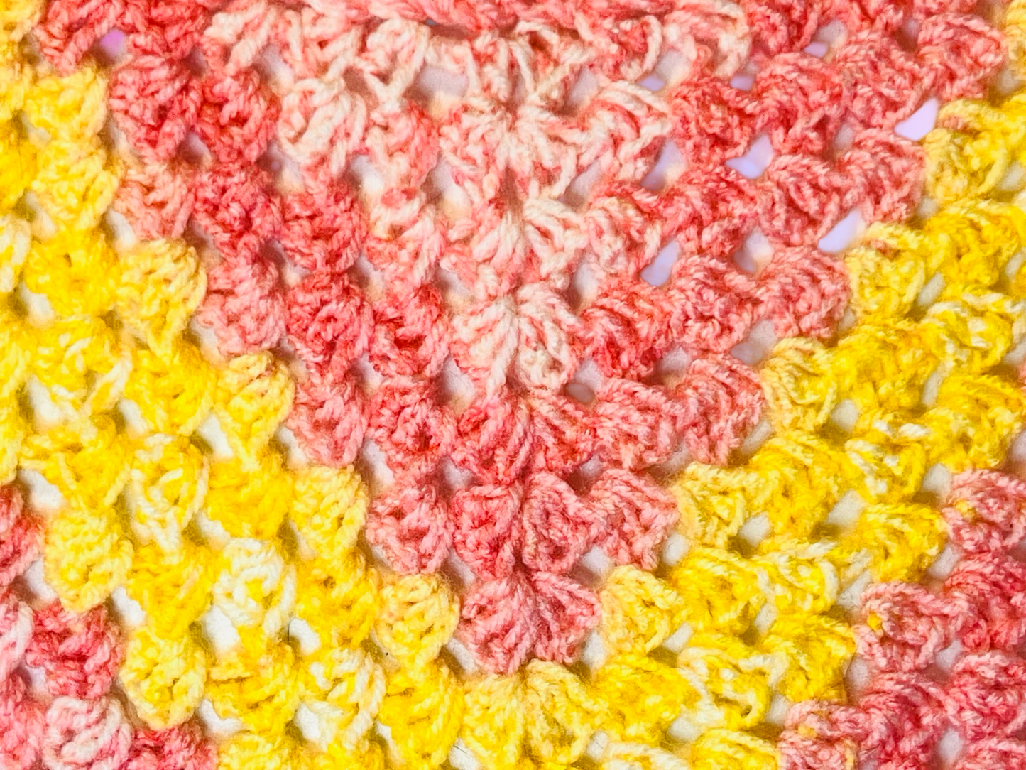 Strawberry Lemonade Crochet Bandana