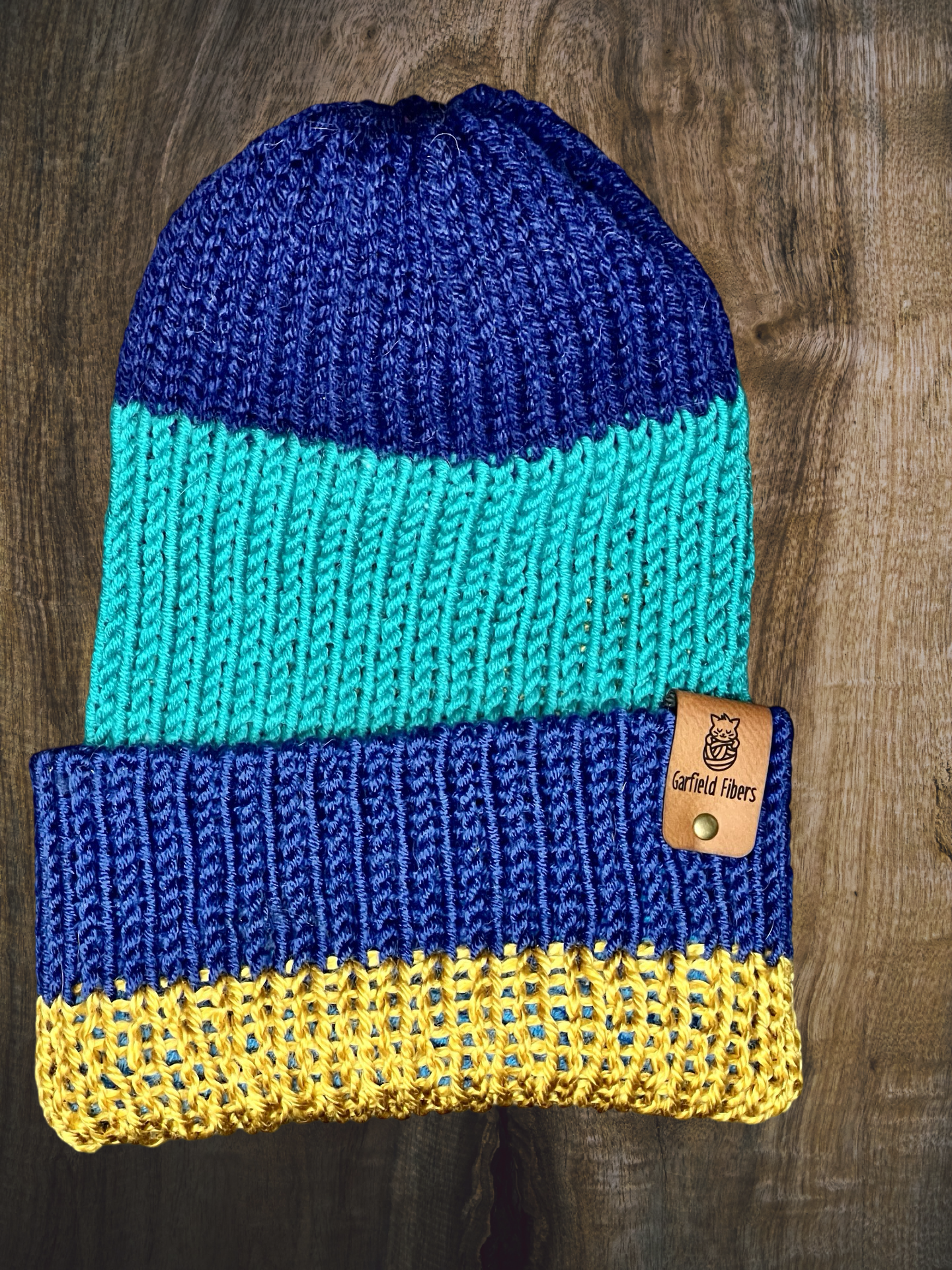 Smoky Mountains Reversible Knit Beanie