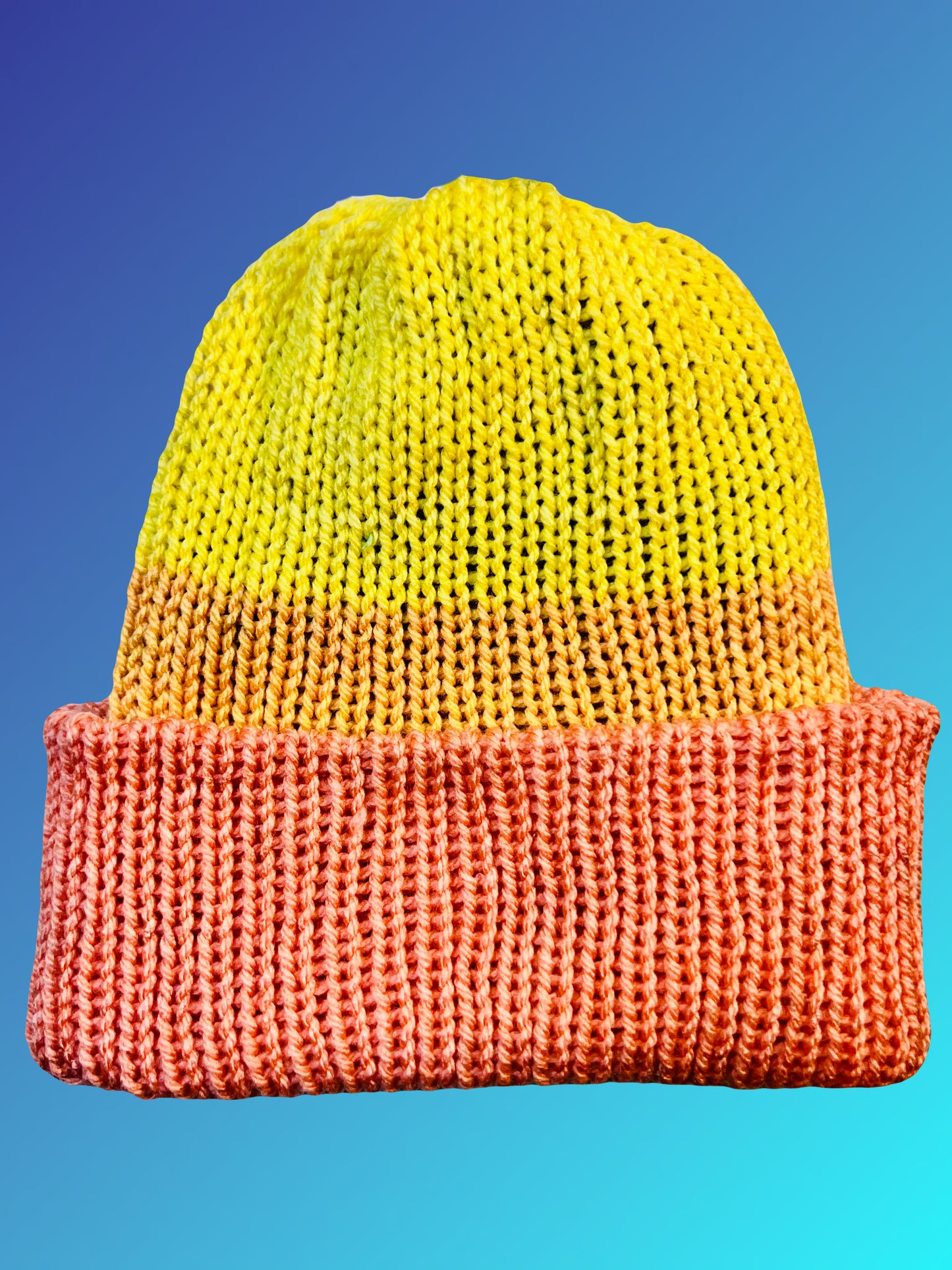 Sunset Reversible Knit Beanie