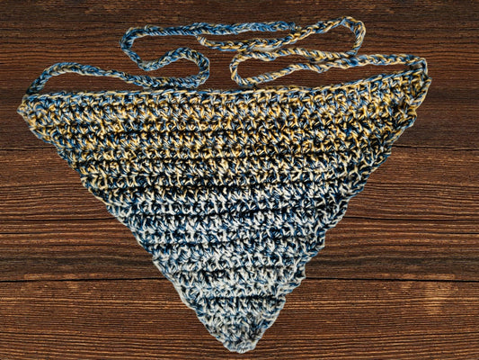 Ocean Crochet Bandana