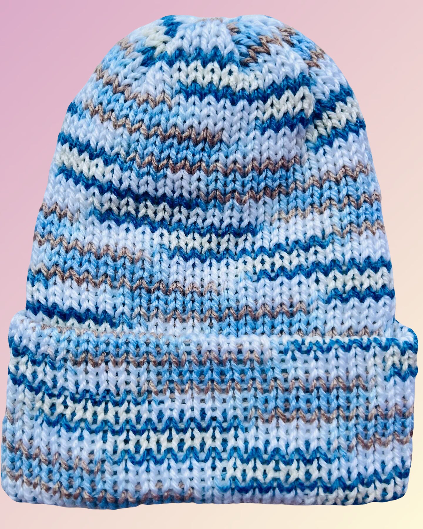 Seaside Reversible Knit Beanie