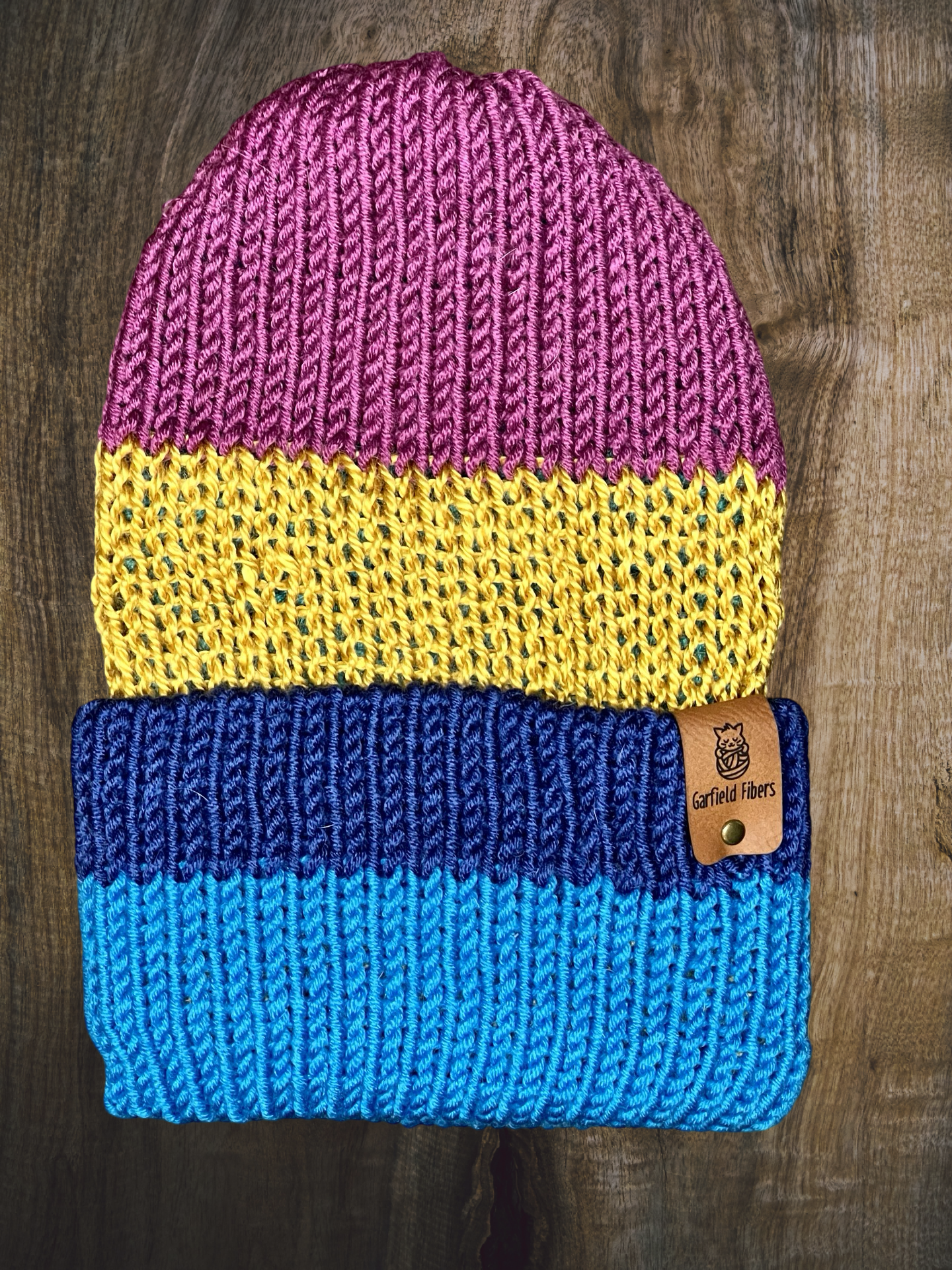 Smoky Mountains Reversible Knit Beanie