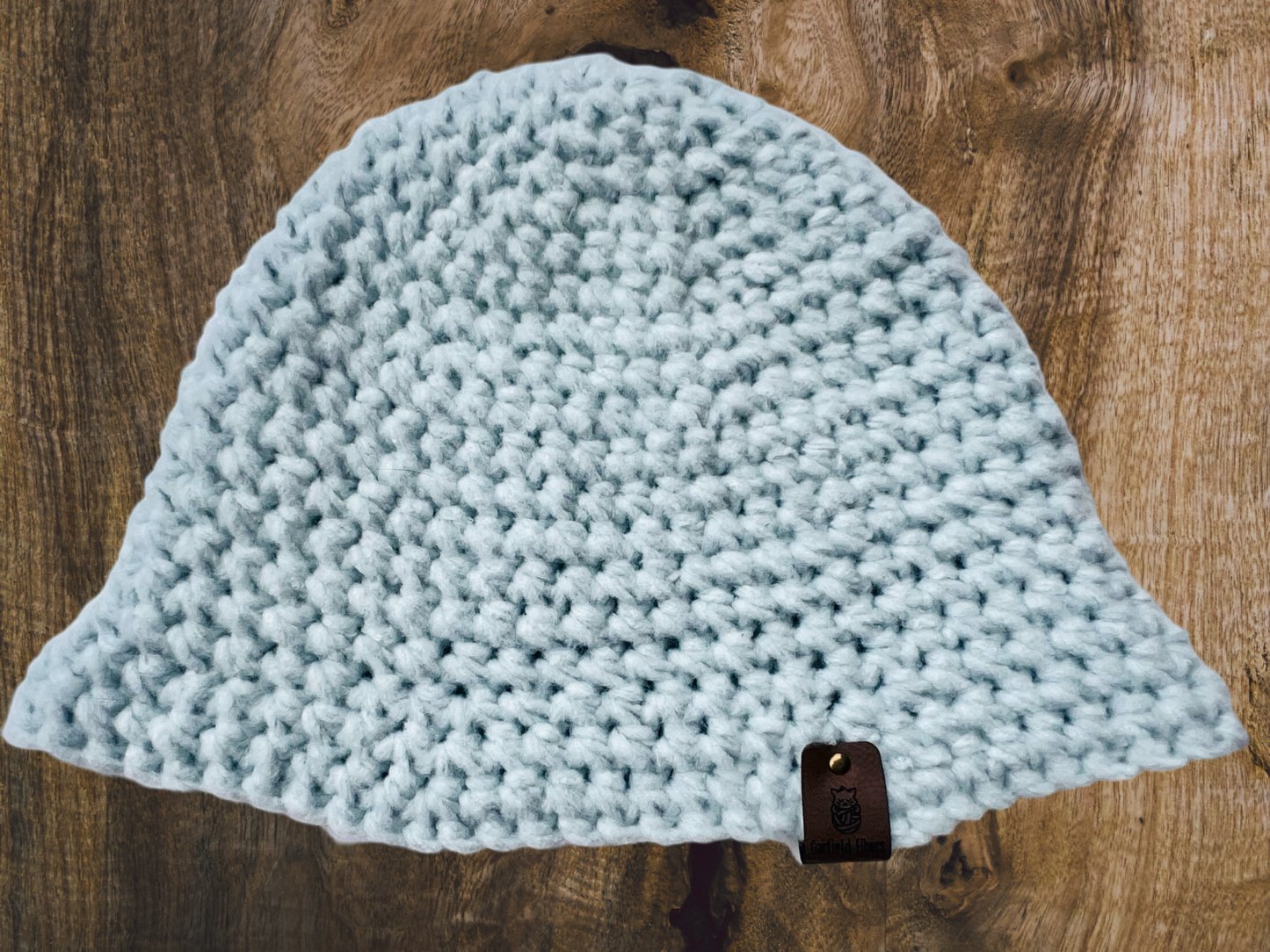 Aqua Crochet Bucket Hat