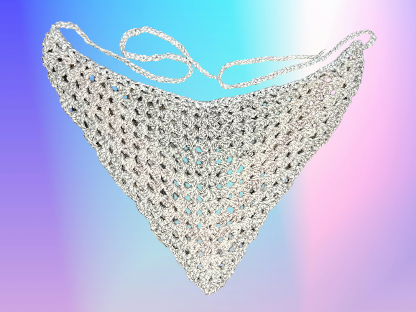 Morning Mist Crochet Bandana