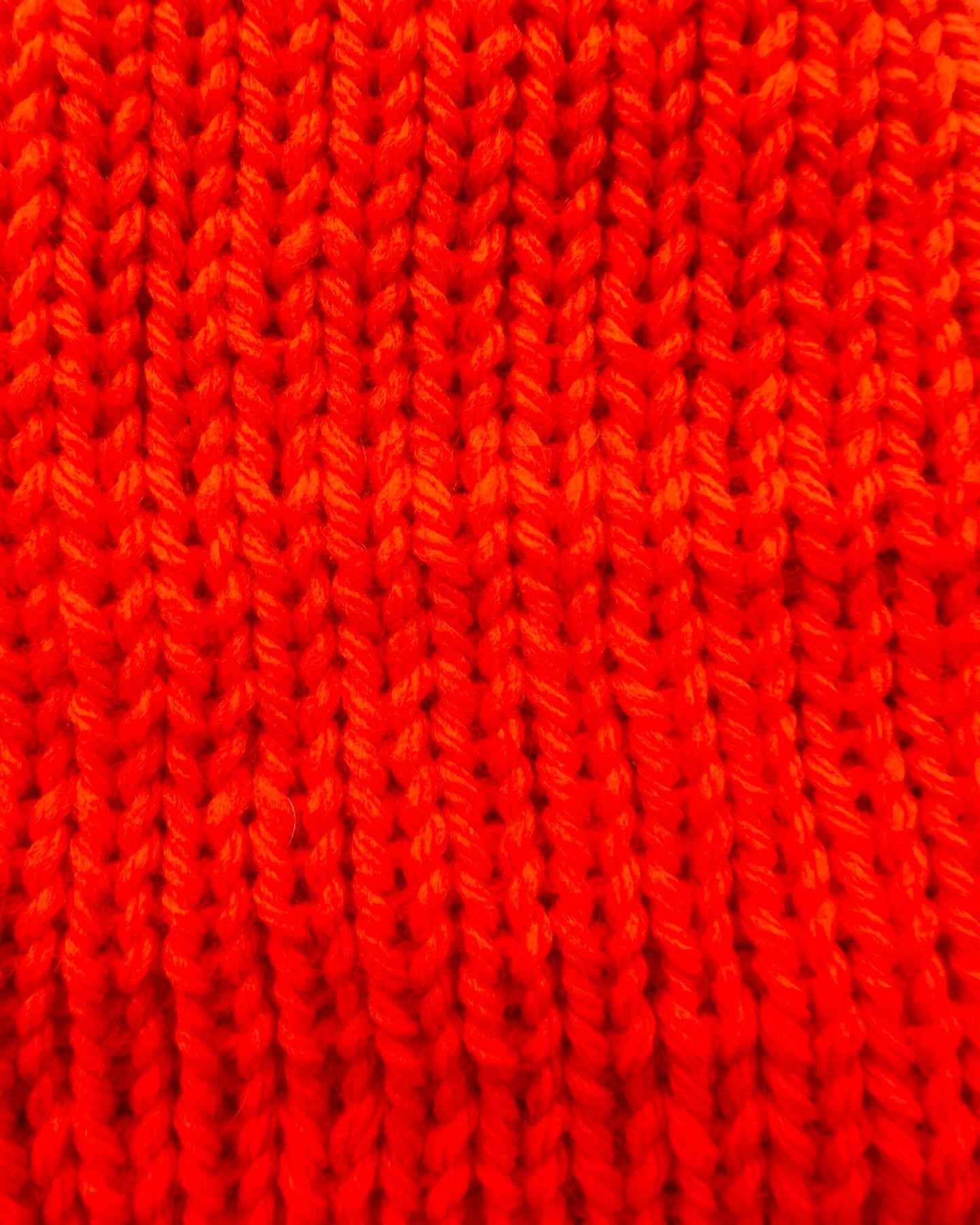 Orange Reversible Knit Beanie